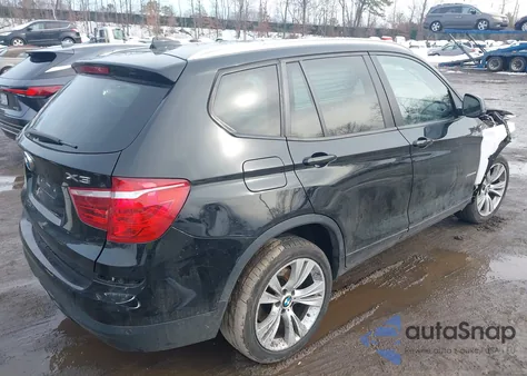 2016 BMW X3 xDrive28I z USA, uszkodzony, nr VIN 5UXWX9C58G0D80749